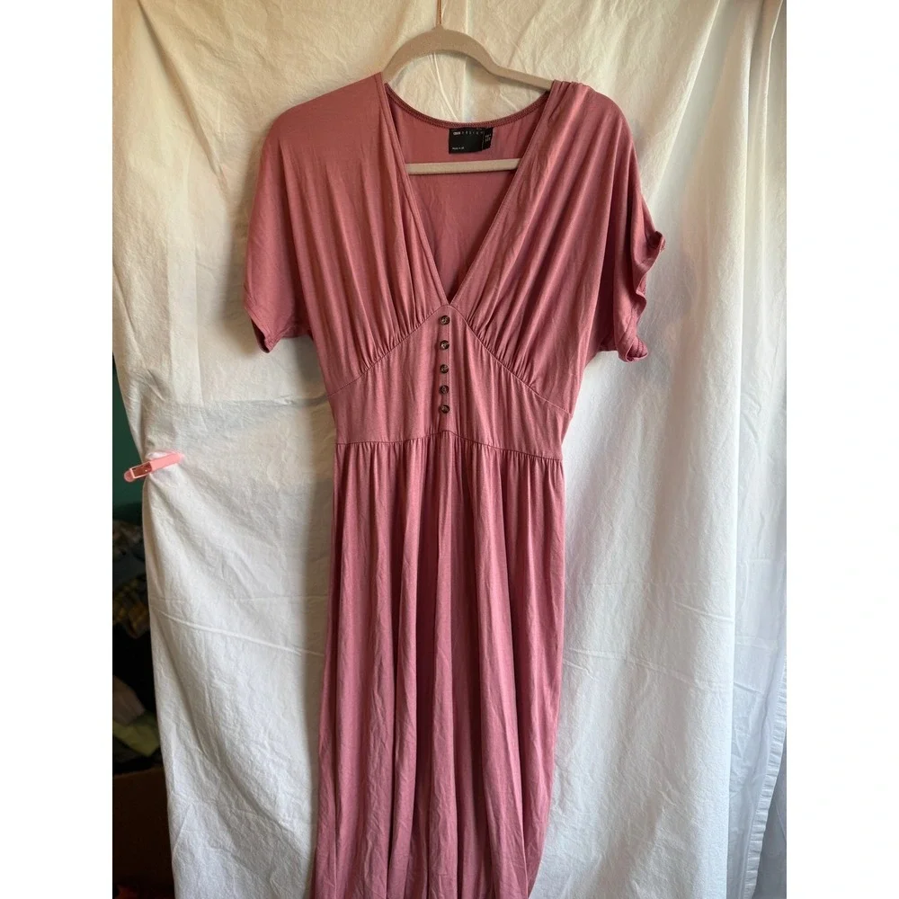 short sleeve maxi dress asos ASOS DESIGN short sleeve maxi dress with open back in black